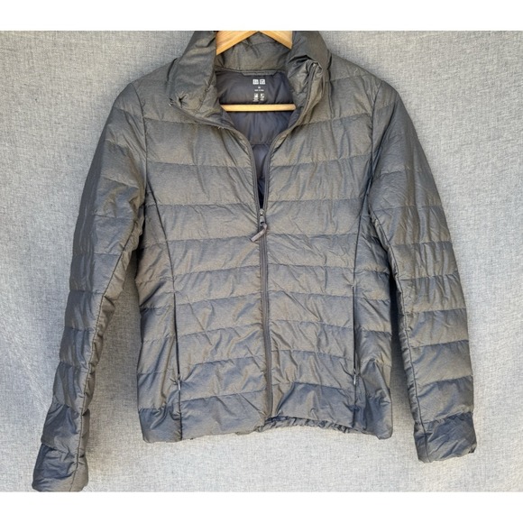 Uniqlo Jackets & Blazers - Uniqlo XS Womens Ultra Light Down Filled Full Zip Gray Puffer Jacket Outdoor
